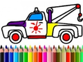 Mäng Back To School: Truck Coloring Book