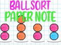 Mäng Ball Sort Paper Note