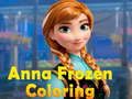 Mäng Anna Frozen Coloring