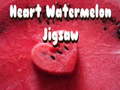 Mäng Heart Watermelon Jigsaw