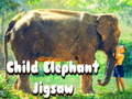 Mäng Child Elephant Jigsaw