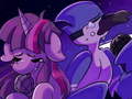 Mäng Friday Night Funkin with Twilight Sparkle and Mordecai