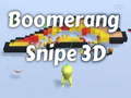 Mäng Boomerang Snipe 3D