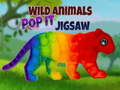 Mäng Wild Animals Pop It Jigsaw