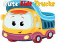 Mäng Cute Kids Trucks Jigsaw