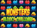 Mäng Monsters blocky challenge
