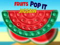 Mäng Fruits Pop It Jigsaw