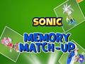 Mäng Sonic Memory Match Up