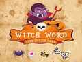Mäng Witch Word Halloween Puzzel Game
