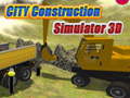 Mäng City Construction Simulator Master 3D