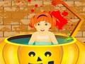 Mäng Little Baby Halloween Bathing