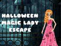 Mäng Halloween Magic Lady Escape