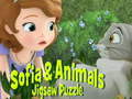 Mäng Sofia And Animals Jigsaw Puzzle