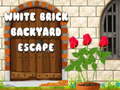 Mäng White Brick Backyard Escape