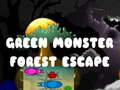 Mäng Green Monster Forest Escape