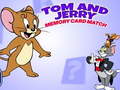 Mäng Tom and Jerry Memory Card Match