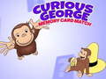 Mäng Curious George Memory Card Match