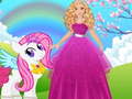 Mäng Barbie and Pony Dressup