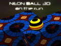 Mäng Neon Ball 3d on the run