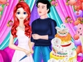 Mäng Mermaid Girl Wedding Cooking Cake