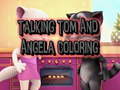 Mäng Talking Tom and Angela Coloring