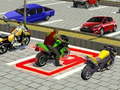 Mäng Superhero City Bike Parking Game 3D