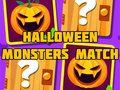 Mäng Halloween Monsters Match