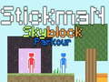 Mäng Stickman Skyblock Parkour