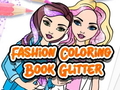 Mäng Fashion Coloring Book Glitter