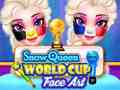 Mäng Snow queen world cup face art