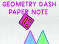Mäng Geometry Dash Paper Note