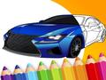 Mäng Japanese Luxury Cars Coloring Book 