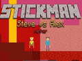 Mäng Stickman Steve vs Alex Nether