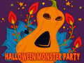 Mäng Halloween Monster Party Jigsaw