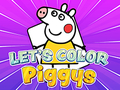 Mäng Let's Color Piggys