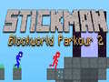 Mäng Stickman Blockworld Parkour 2