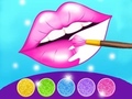Mäng Glitter Lips Coloring Game