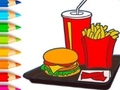 Mäng Coloring Book: Hamburger