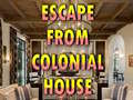Mäng Escape From Colonial House