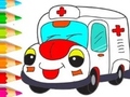Mäng Coloring Book: Ambulance