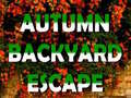 Mäng Autumn Backyard Escape 