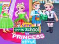 Mäng Little Girls School vs Princess Style