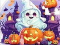 Mäng Jigsaw Puzzle: Halloween Cute Ghost
