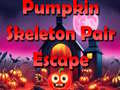 Mäng Pumpkin Skeleton Pair Escape 