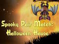 Mäng Spooky Pair Match Halloween Havoc