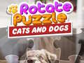 Mäng Rotate Puzzle - Cats and Dogs