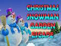 Mäng Christmas Snowman Garden Escape