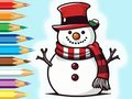 Mäng Coloring Book: Snowman Family