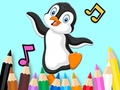Mäng Coloring Book: Dancing Penguin