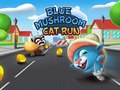 Mäng Blue Mushroom Cat Run